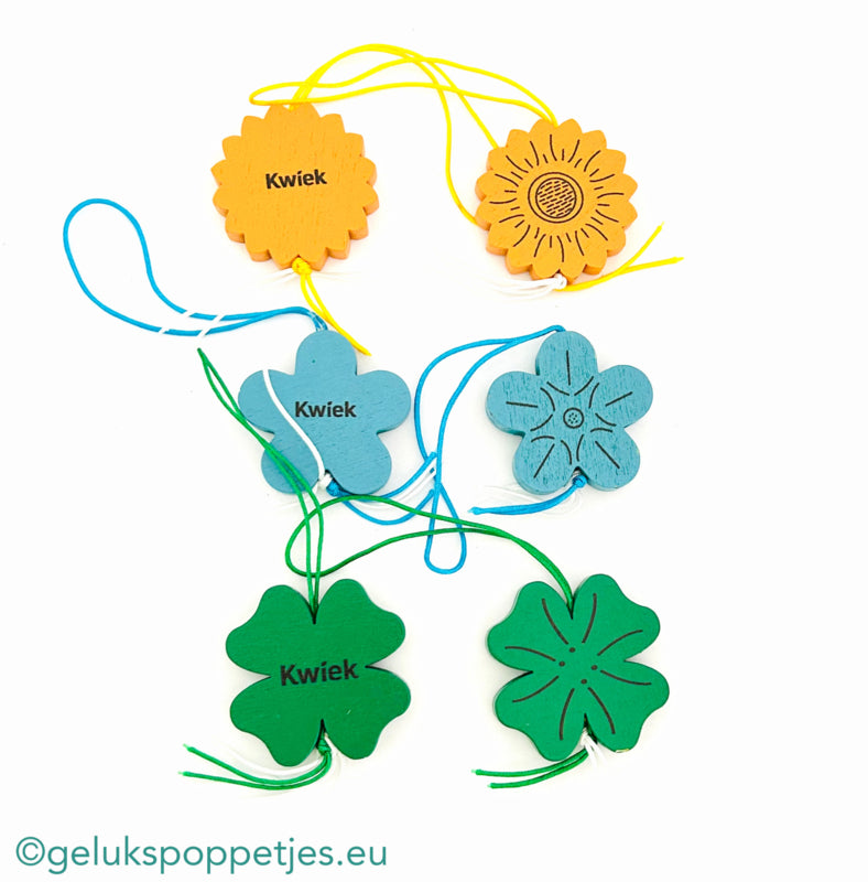 Custom made gelukshangertjes voor KWIEK