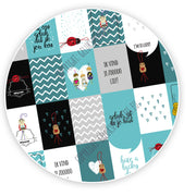 Lucky doll wrapping paper checked