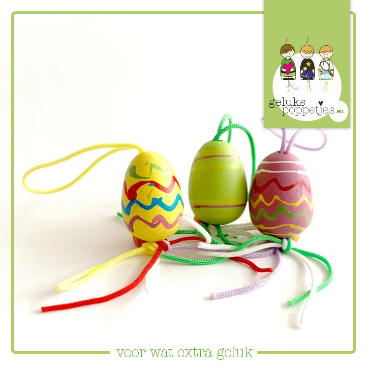 Name keychain with lucky charm Easter egg