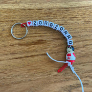 Keyring ZorgZorro with lucky doll nurse