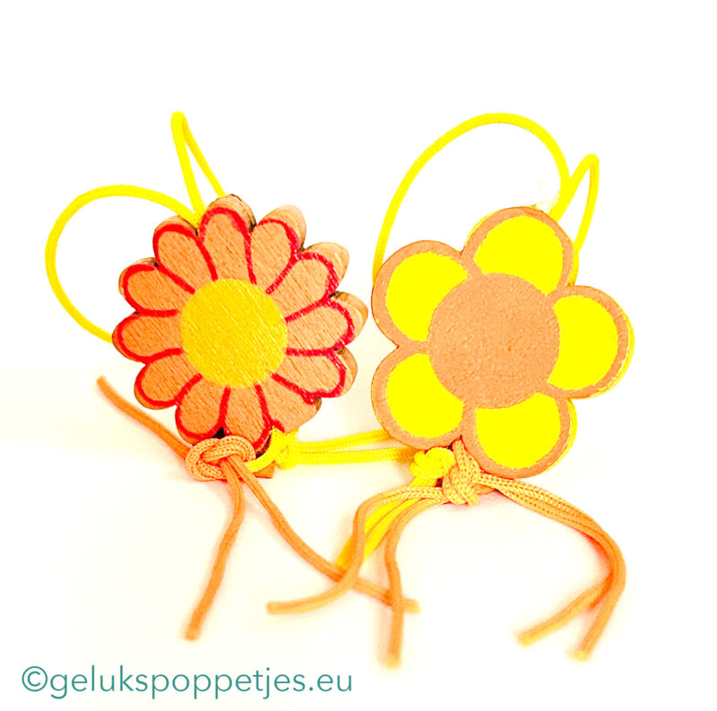 Gelukspoppetje zomerbloemen