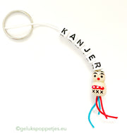 Keyring with a lucky charm