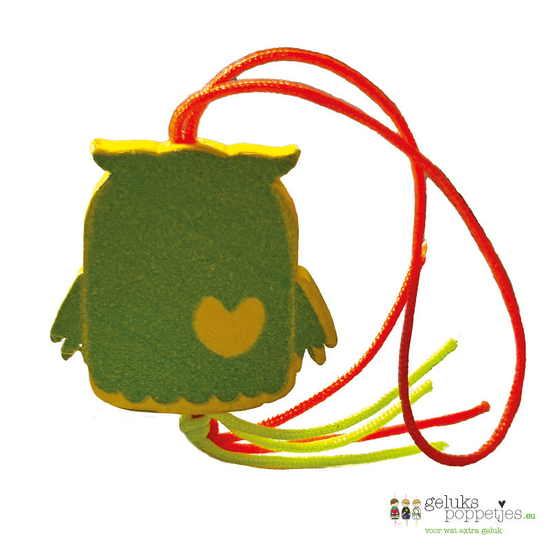 Gelukspoppetje uiltje met hartje