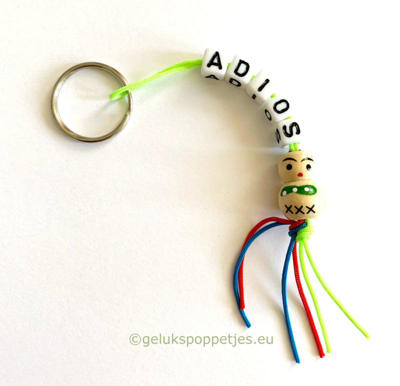 keychain adios with lucky doll nurse