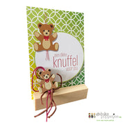 Card holder for the lucky doll cards