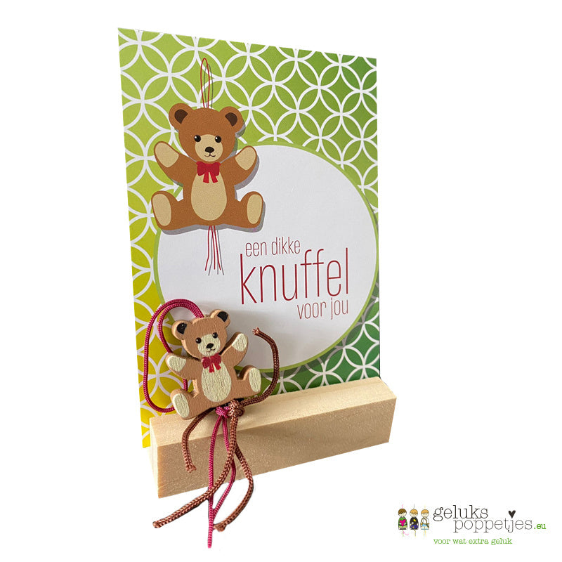 Card holder for the lucky doll cards