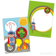 card once upon a time with dragon