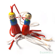 Lucky doll farmer and farmer's wife