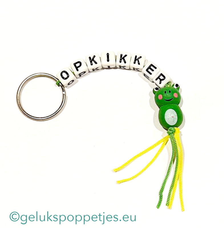 Keyring with a lucky frog