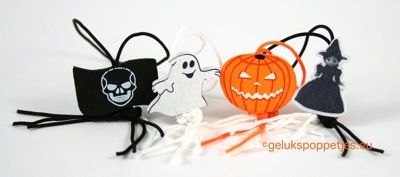 Gelukspoppetje piratenvlag op=op