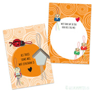 Card when home is sometimes lonely