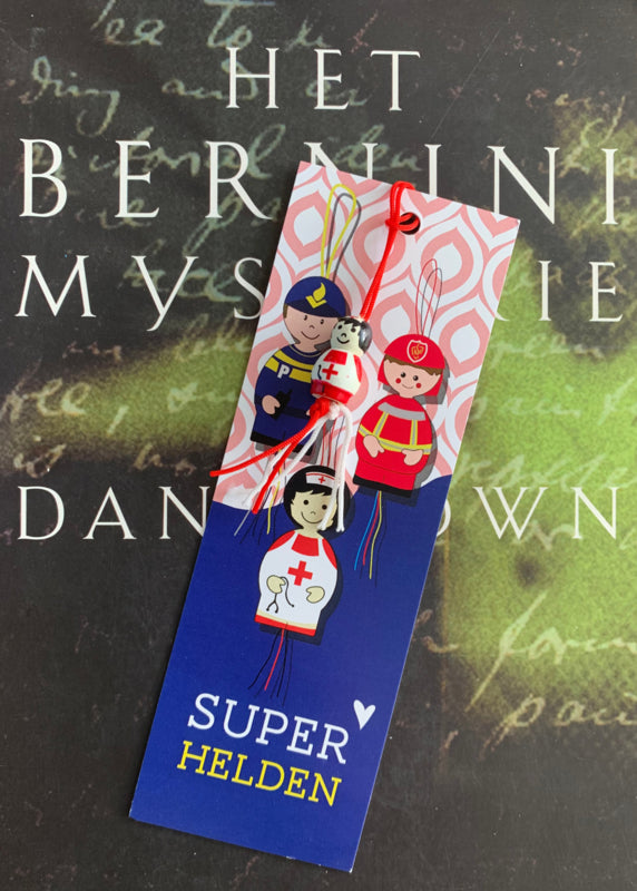 Superhero bookmark