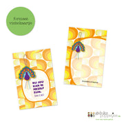 Compliment card with you I can be myself