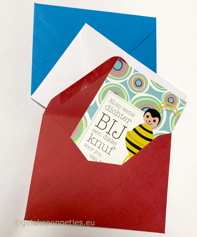 Small envelopes for lucky doll cards