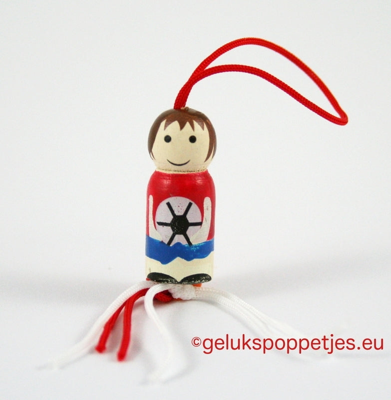 Lucky football player doll