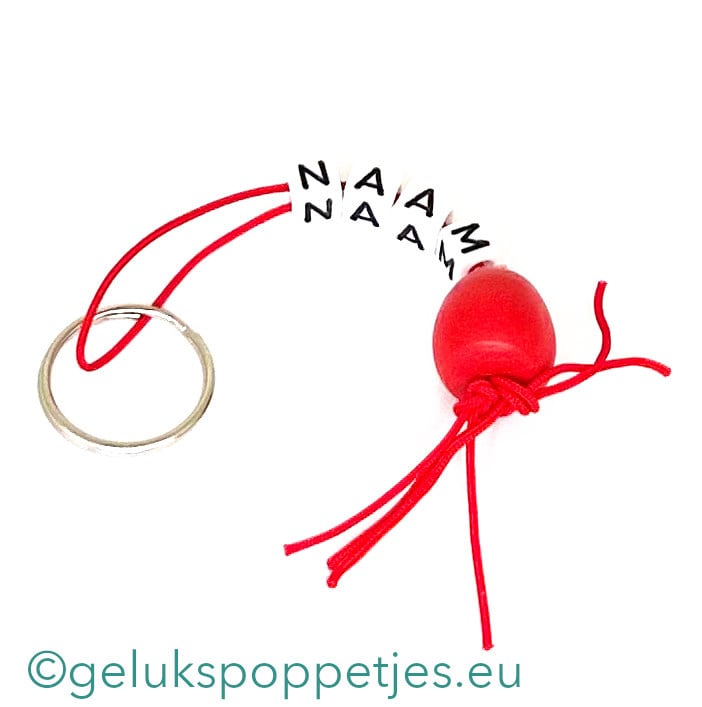 Naam Sleutelhanger mit Gelukspoppetje Fruit