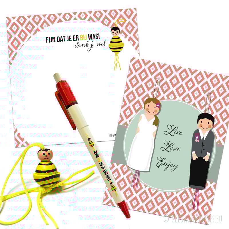 Notitieblokje fijn that je er BIJ was