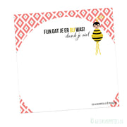 Notitieblokje fijn that je er BIJ was