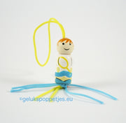 Lucky tennis player doll