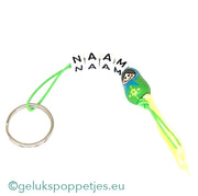 Name keychain with lucky matryoshka doll