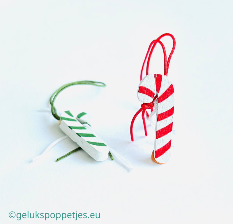 Lucky candy cane doll