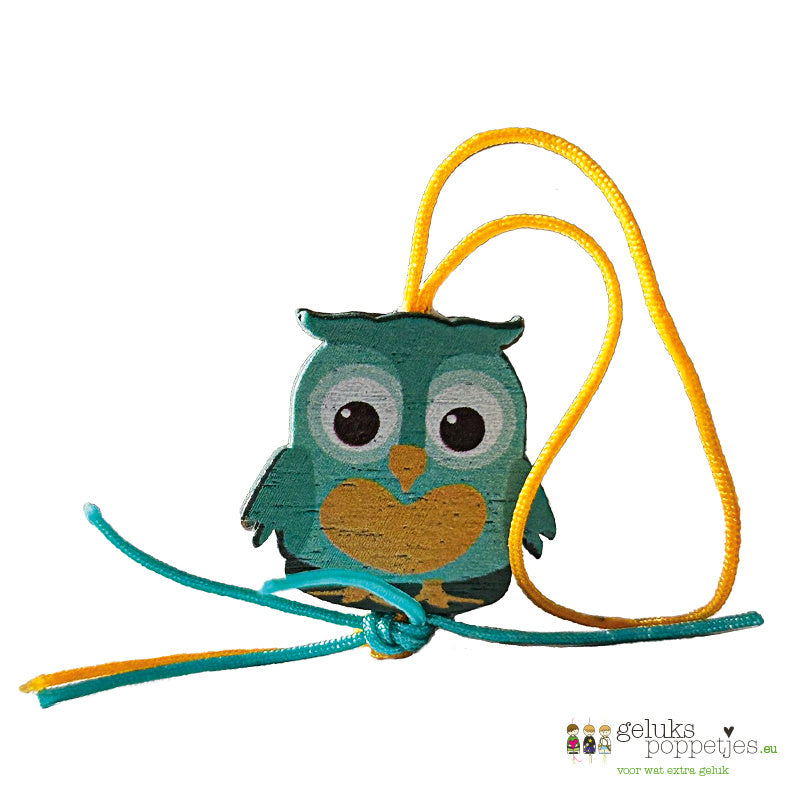 Gelukspoppetje uiltje met hartje