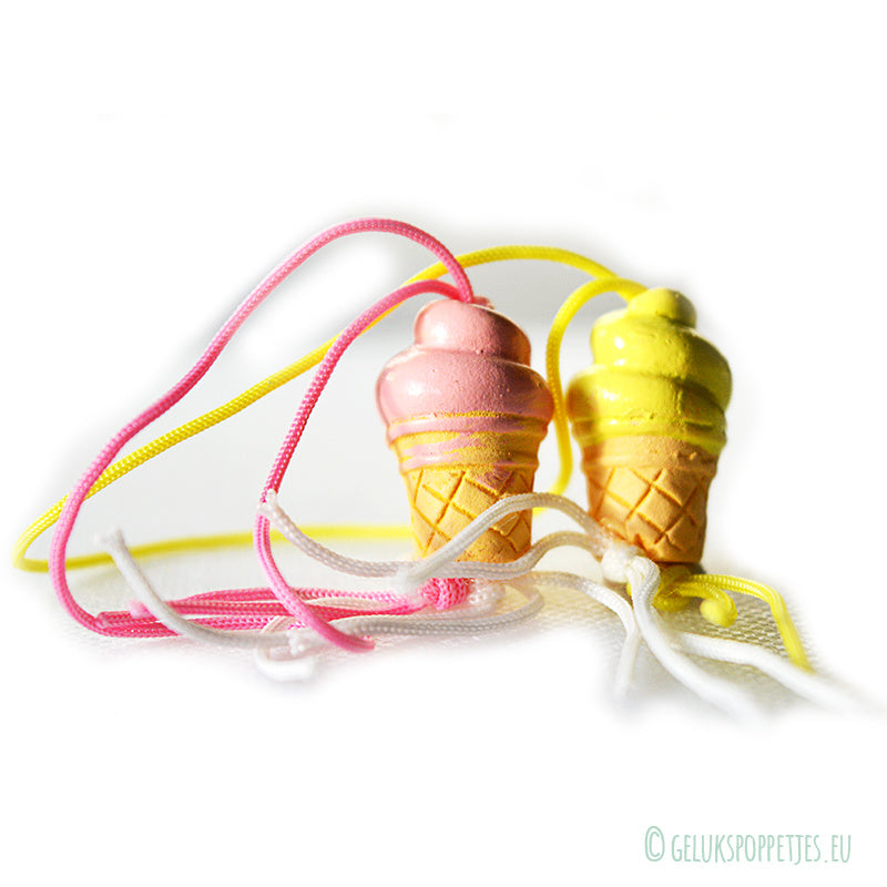 Lucky doll pink or yellow ice cream