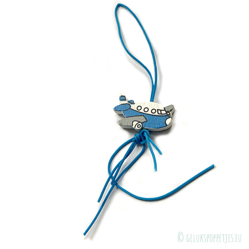 Gelukspoppetje vliegtuigje