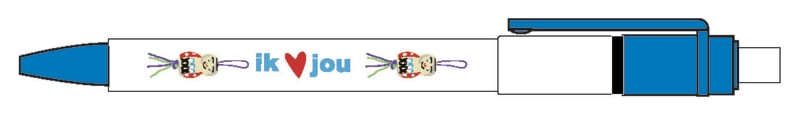 Lucky doll pen I love you