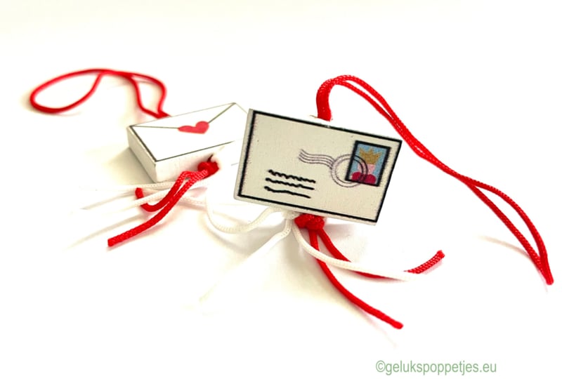 Gelukspoppetje envelop