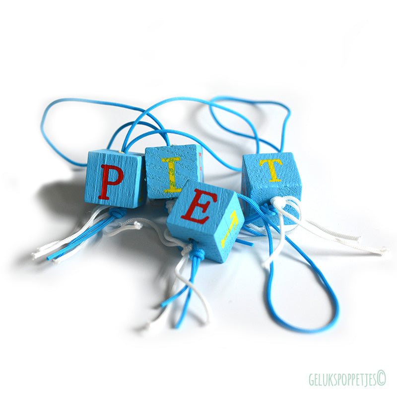 Gelukspoppetje blokje met PIET