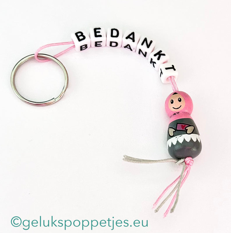 Sleutelhanger dankt Poppetje Moslima