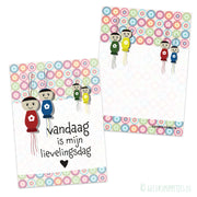 Kaartje vandaag is mijn lievelingsdag