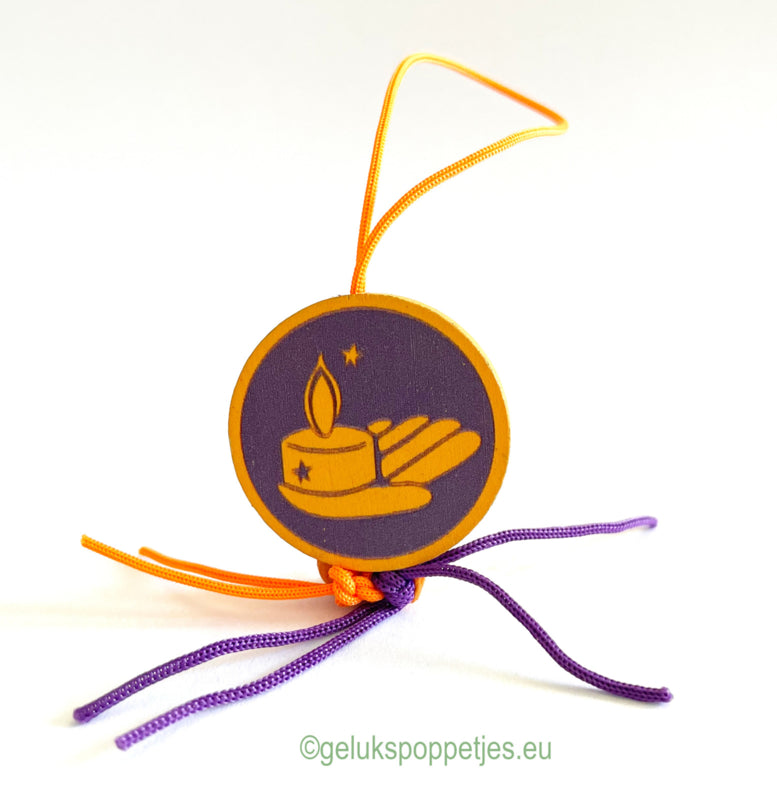 Gelukspoppetje lichtpuntje