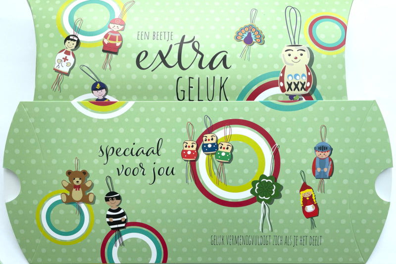 Gelukspoppetjes gondeldoosje