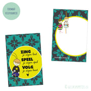 Affirmation card sing your own song