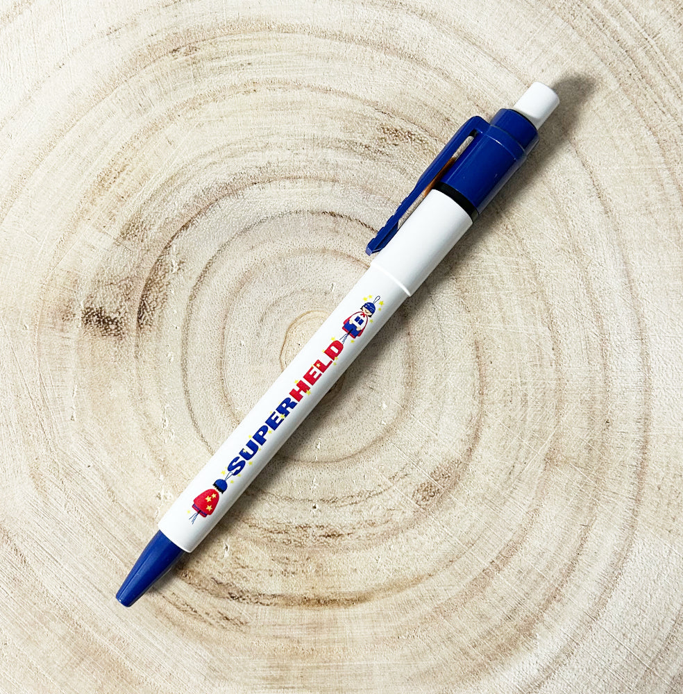 Lucky doll pen superhero